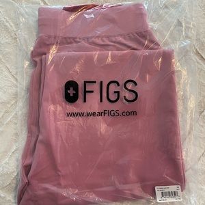 Figs XS Chalk Pink Mombasa Slim Pant